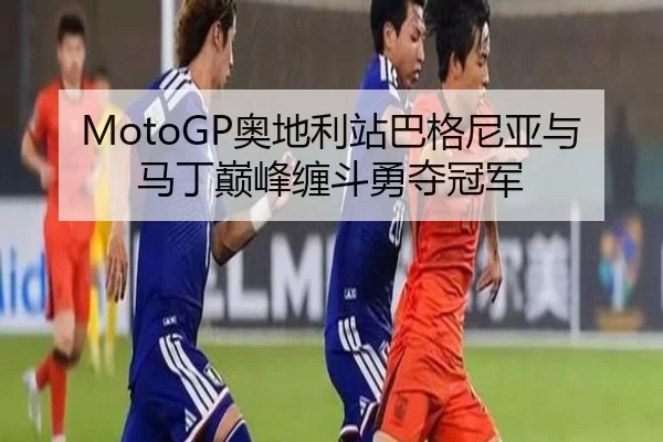 MotoGP奥地利站巴格尼亚与马丁巅峰缠斗勇夺冠军